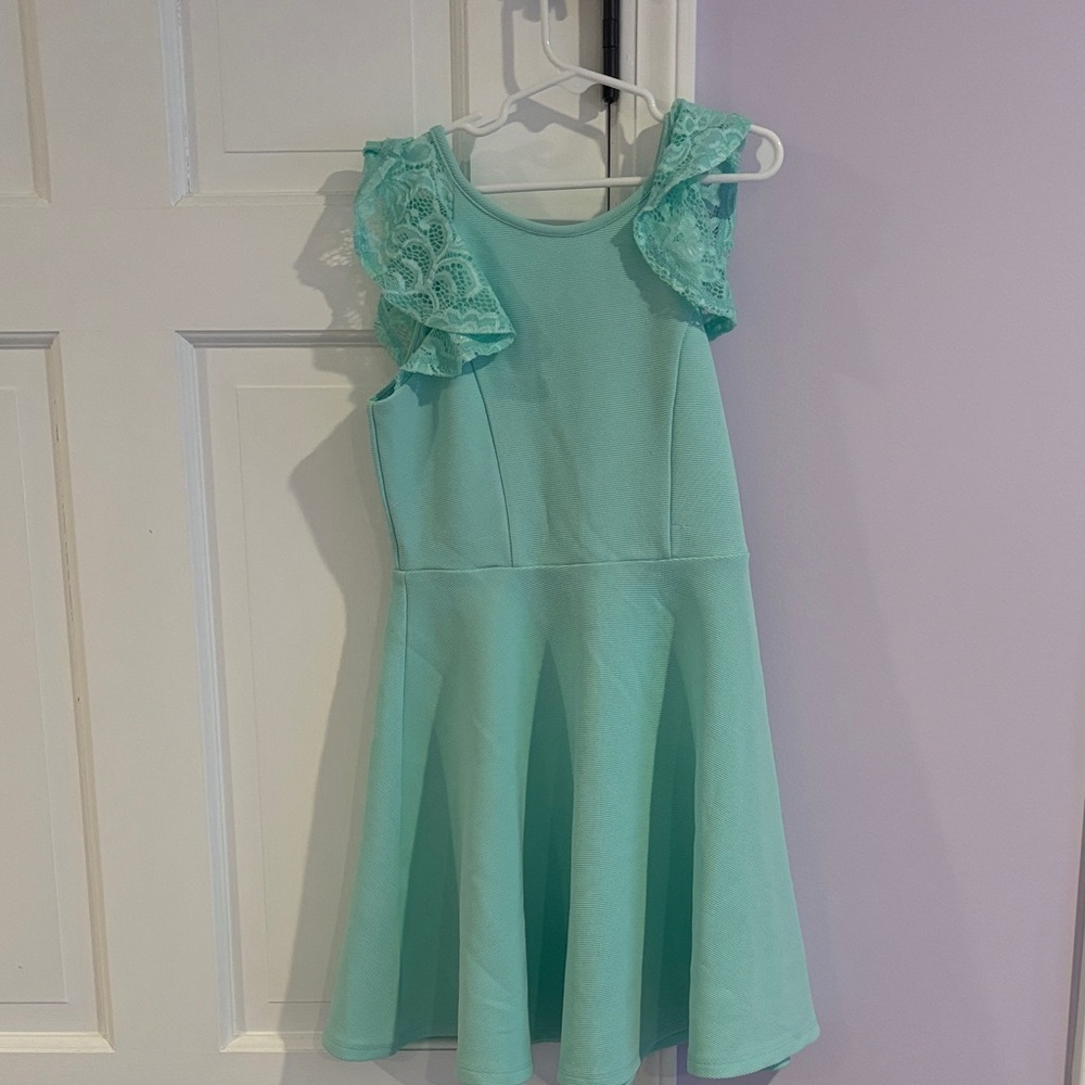 Mint Green Kids Dress
